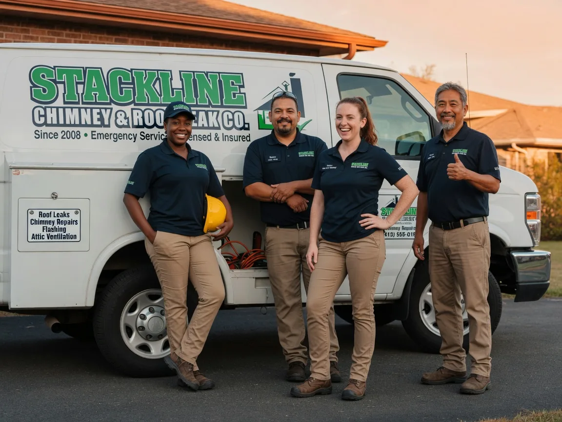 Chimney flashing repair company in Langston, OK